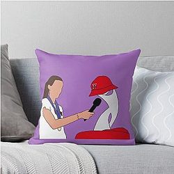 Jill Scott Throw Pillow