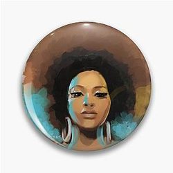 RIGHT ANGLE PORTRAIT Jill Scott Pin