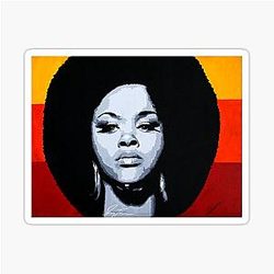 Jill Scott Painting Stickers
