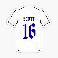 Jill Scott Lionesses Home Shirt Sticker