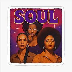 Beautiful Queen of Soul - Lauryn Hill - Sade Adu - Jill Scott Sticker