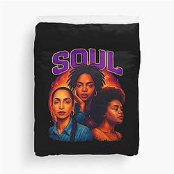 Beautiful Queen of Soul - Lauryn Hill - Jill Scott Duvet Cover