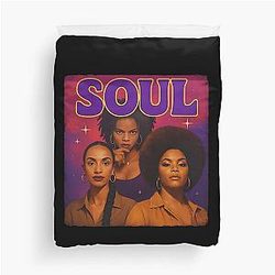Beautiful Queen of Soul - Lauryn Hill - Sade Adu - Jill Scott Duvet Cover