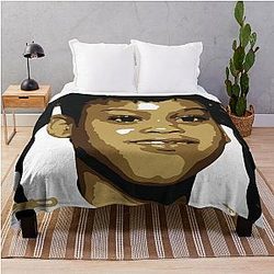 Jill Scott Beautifully Human Throw Blanket