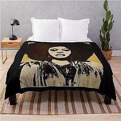 Jill Scott Retro Throw Blanket