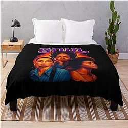 Beautiful Throw Blanket Queen of Soul - Lauryn Hill Sade Jill Scott