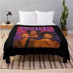 Beautiful Queen of Soul Lauryn Hill Sade Adu Jill Scott Throw Blanket