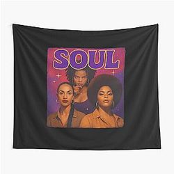 Beautgful Queen Of Soul - Lauryn Hill - Sade Adu - Jill Scott Tapestry