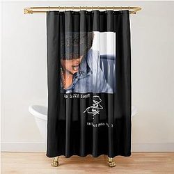 Who Is Jill Scott album boy masked Shower Curtain