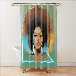 RIGHT ANGLE PORTRAIT Jill Scott Shower Curtain