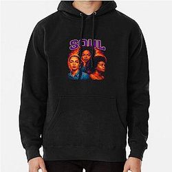 Beautiful Queen of Soul Featuring Lauryn Hill, Sade, and Jill Scott Graphic Pullover Hoodie