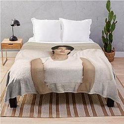 Jimin Face Throw Blanket