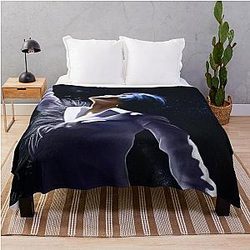 Jimin Black Swan Throw Blanket