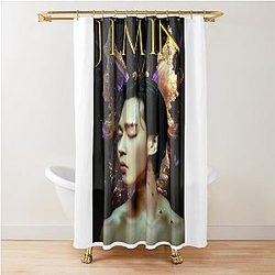 Jimin BTS Kpop Fan Made Shower Curtain