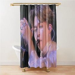 Jimin 90s  Shower Curtain
