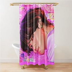 Jimin portfolio painting Shower Curtain