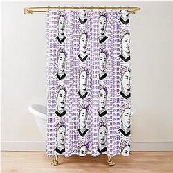Bae Jimin Purple Pink Hair Shower Curtain