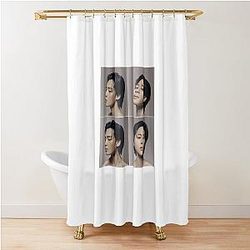 Jimin Face Shower Curtain