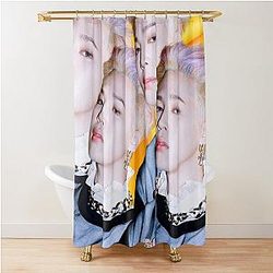 Jimin Butter Aesthetic Photo Shower Curtain