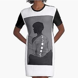 Jimin Moon Tattoo Graphic T-Shirt