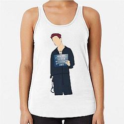 Jimin Prisoner version Racerback Tank Top
