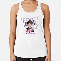 BTS JIMIN - I'm Waiting for my boyfriend Tank Top