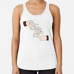 Once you join can't jump - filter Racerback Tank Top