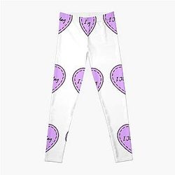 I Jimin purple heart Leggings