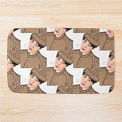 BTS Jimin in brown Bath Mat