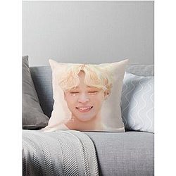 131017 Happy Jimin Day Throw Pillow
