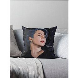 Black Swan Jimin throw pillow