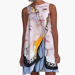 Jimin Butter Aesthetic Photo A-Line Dress