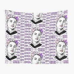 Bae Jimin Purple Hair Tapestry