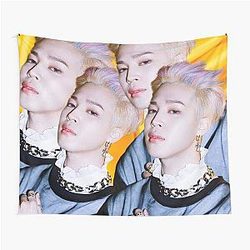 Jimin Butter Aesthetic Teaser Photo Tapestry