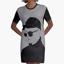 Jimin shades Graphic T-Shirt Dress