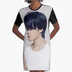 Park Jimin Graphic T-shirt Dress