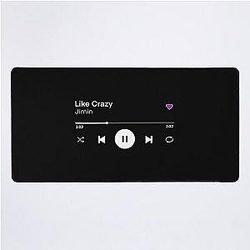 Like Crazy Song Jimin Desk Mat