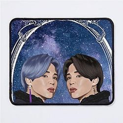BTS Jimin and Haru in Mirror Mouse Pad