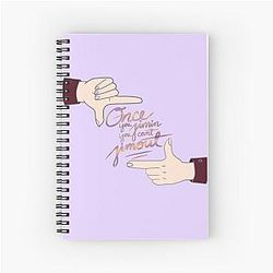 Once you join, you can't get out - Filter Spiral Notebook