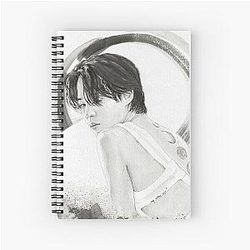 Jimin In the Arms of the Moon Spiral Notebook