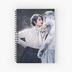 Galatea Jungkook and Pygmalion Spiral Notebook
