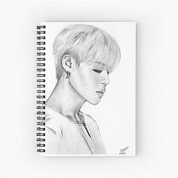 Jimin BTS Portrait Notebook