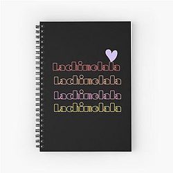 Lachimolala Jimin Spiral Notebook