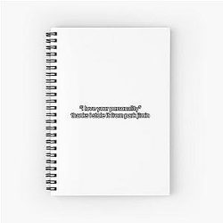 PARK JIMIN BTS Personality Spiral Notebook