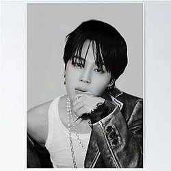 Jimin Monochrome Poster