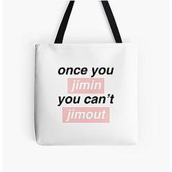 Once you meet Jimin All Over Print Tote Bag