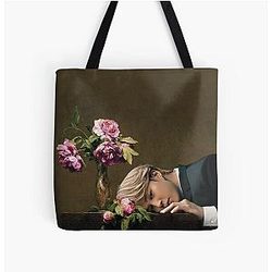 Jimin Peonies All Print Tote Bag