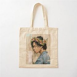 Jimin Cotton Tote Bag