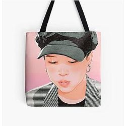 Jimin vlive fanart All Print Tote Bag