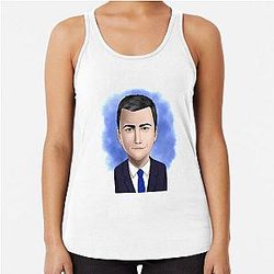 Jimmy Kimmel Caricature Tank Top